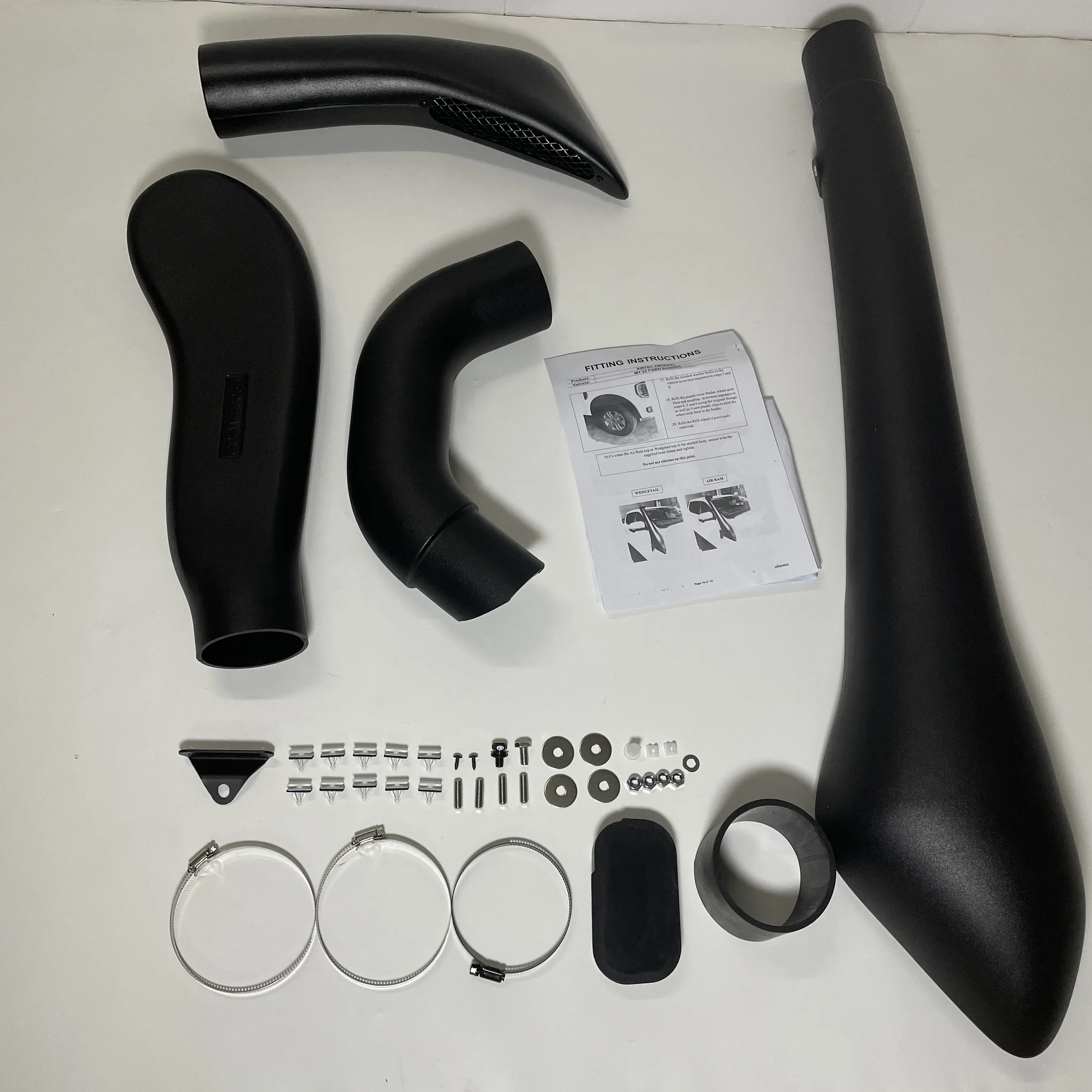 Car Parts Air Intakes Fit For Ford Ranger T9 Xl Xlt Wildtrack 2022 2023 2024 Snorkel 4x4 Airflow Auto Accessories