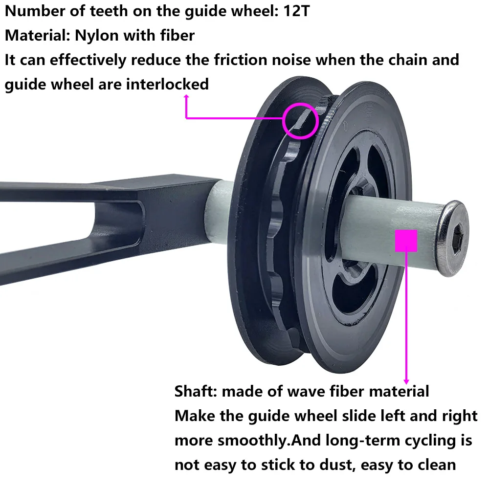 Rear Derailleur Screw lock Chain Presser Upgraded Version For Brompton Cline/Pline 5/6/7 speed Folding Bike Chain Tensioner - view 2