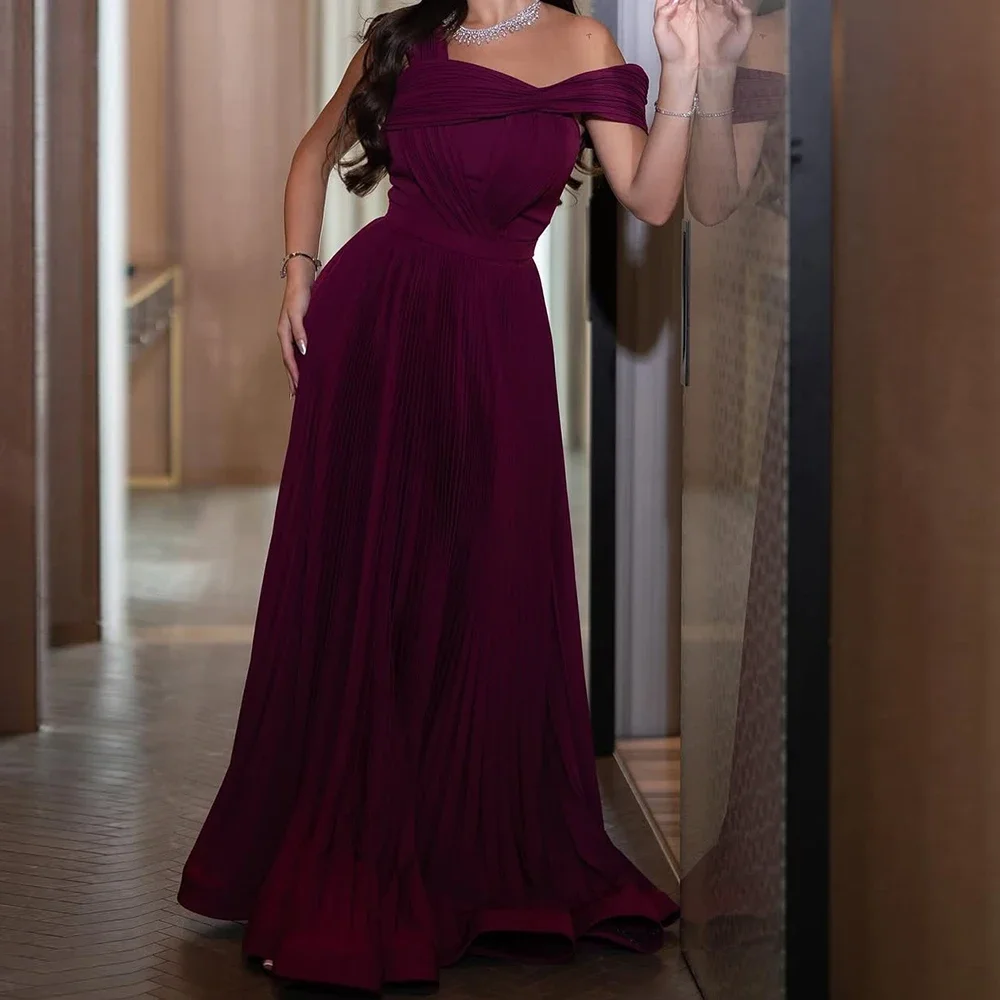 Eleganckie suknie wieczorowe w stylu arabskich nocnych bajek, fioletowe luksusowe suknie balowe, suknie na studniówkę do ziemi, sukienki na przyjęcia w kształcie litery A, Vestidos de noche, szyte na miarę