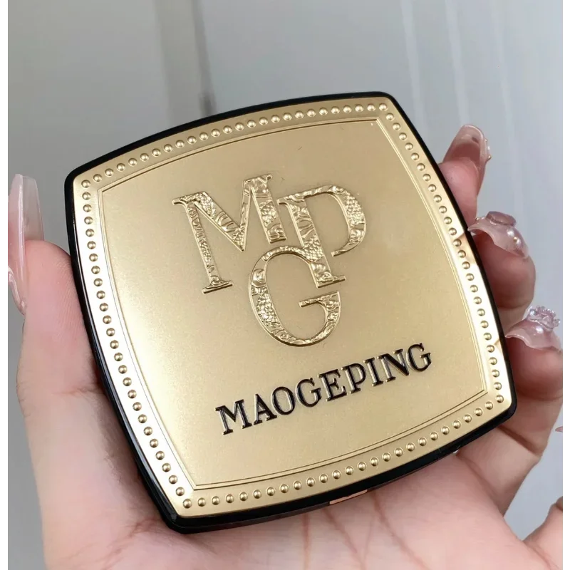 

Maogeping Golden Makeup Pressed Powder Full Coverage High Quality Concealer Long-lasting Setting Powder Beauty Makeup Cosmetics