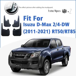 For Isuzu D-Max 2011-2021 DMAX Mudflaps Fender Mud Flap Guards Splash Mudguard Car Accessories Front Rear 4psc