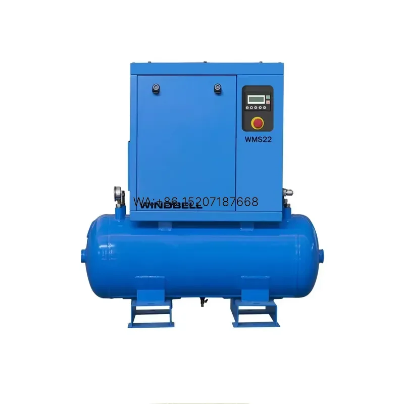 Wmwmnu for Factory Direct Sell Commercial Small 8Bar 2.2Kw Single Phase Screw Air Compressor with 100L Air Tank