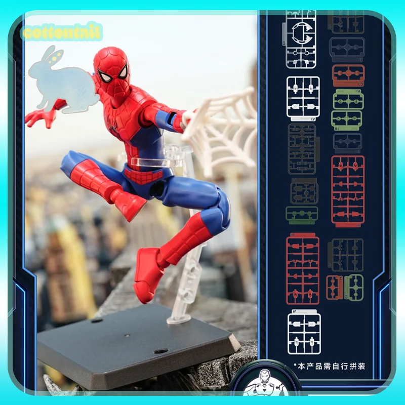 

Original Blokees Marvel Champion Class Lite 01 - Spider-Man Brand New Day Blind Box Model Kits Ornament Collect Toys Boys Gifts