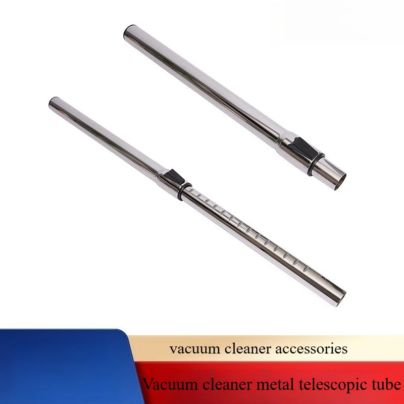 Complete range of vacuum cleaner accessories: metal telescopic tube, stainless steel tube, universal inner diameter 32mm