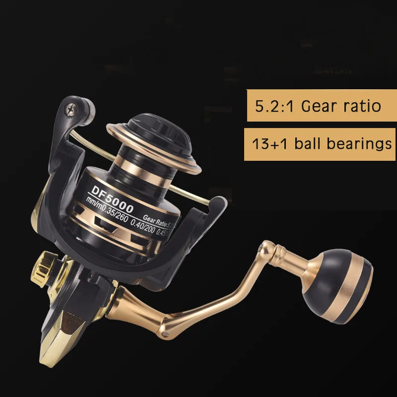 

ANTAEUS Spinning Reel 1000-7000 Series 13+1BB Metal/EVA grip pill 18KG Max Drag Fishing Reel for Bass Pike Fishing