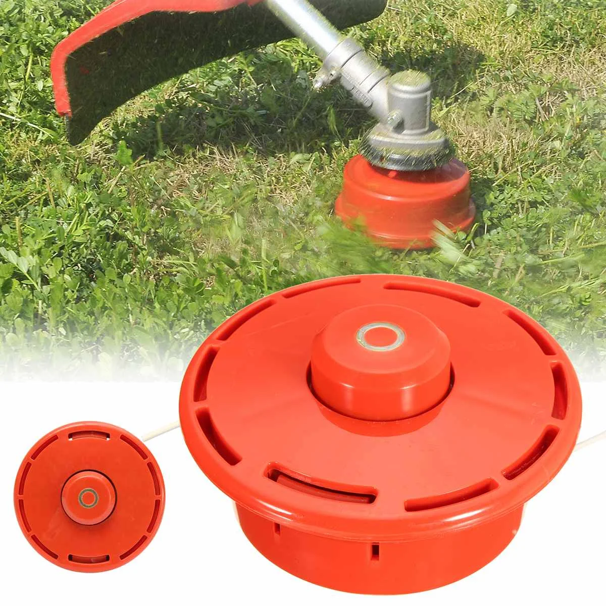 For Garden Lawn Mower Brush Cutter Bump Spool Line String Petrol Universal Grass Trimmer Head Replacement Grass Trimmer Head
