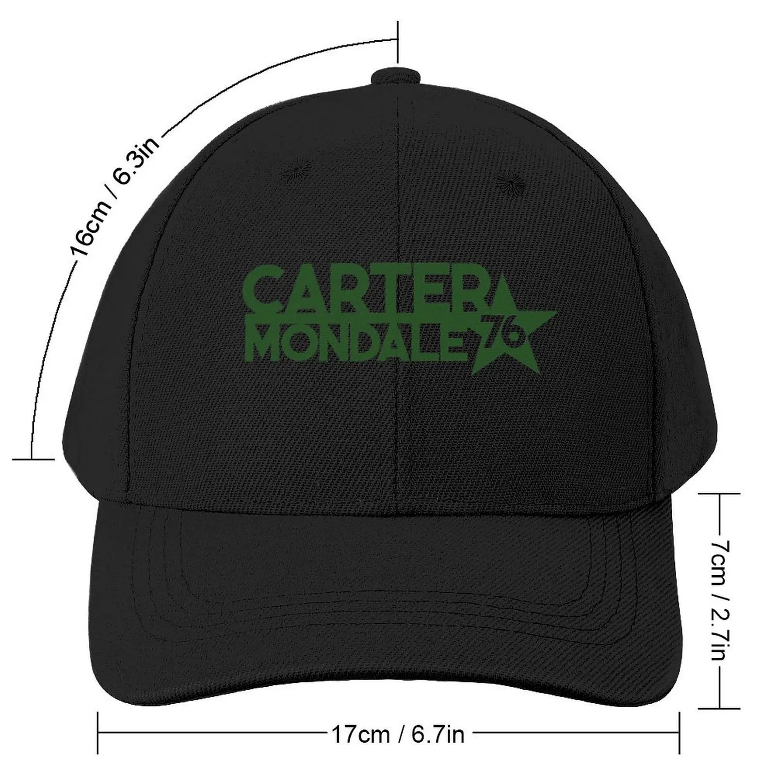 Carter Mondale 76 Baseball Cap party Hat Sun Hat For Children Hat Baseball Cap Beach Outing Boy Child Women's