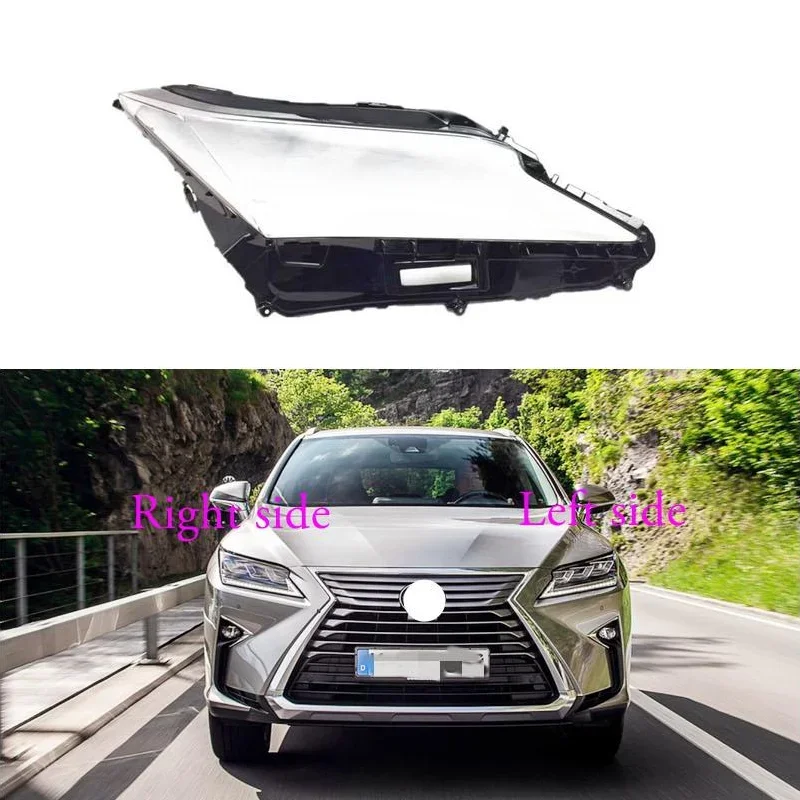 For Lexus RX300 RX350 RX450 2016 2017 2018 2019 Headlight Shell Lamp Shade Transparent Cover Headlight Glass Headlamp Cover