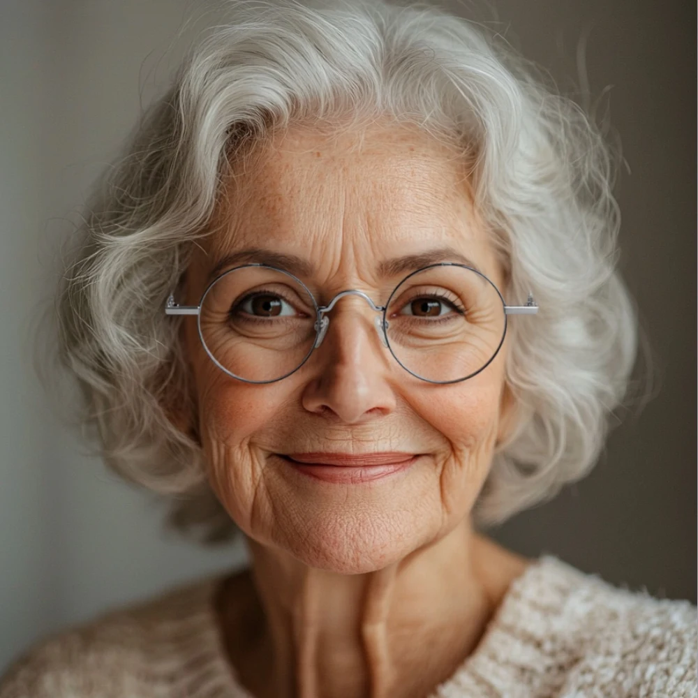 

YINSQER Round Small Miopia Farsightedness Eyeglasses women's Vintage Reading Glasses Prescription Customized Eyeglasses