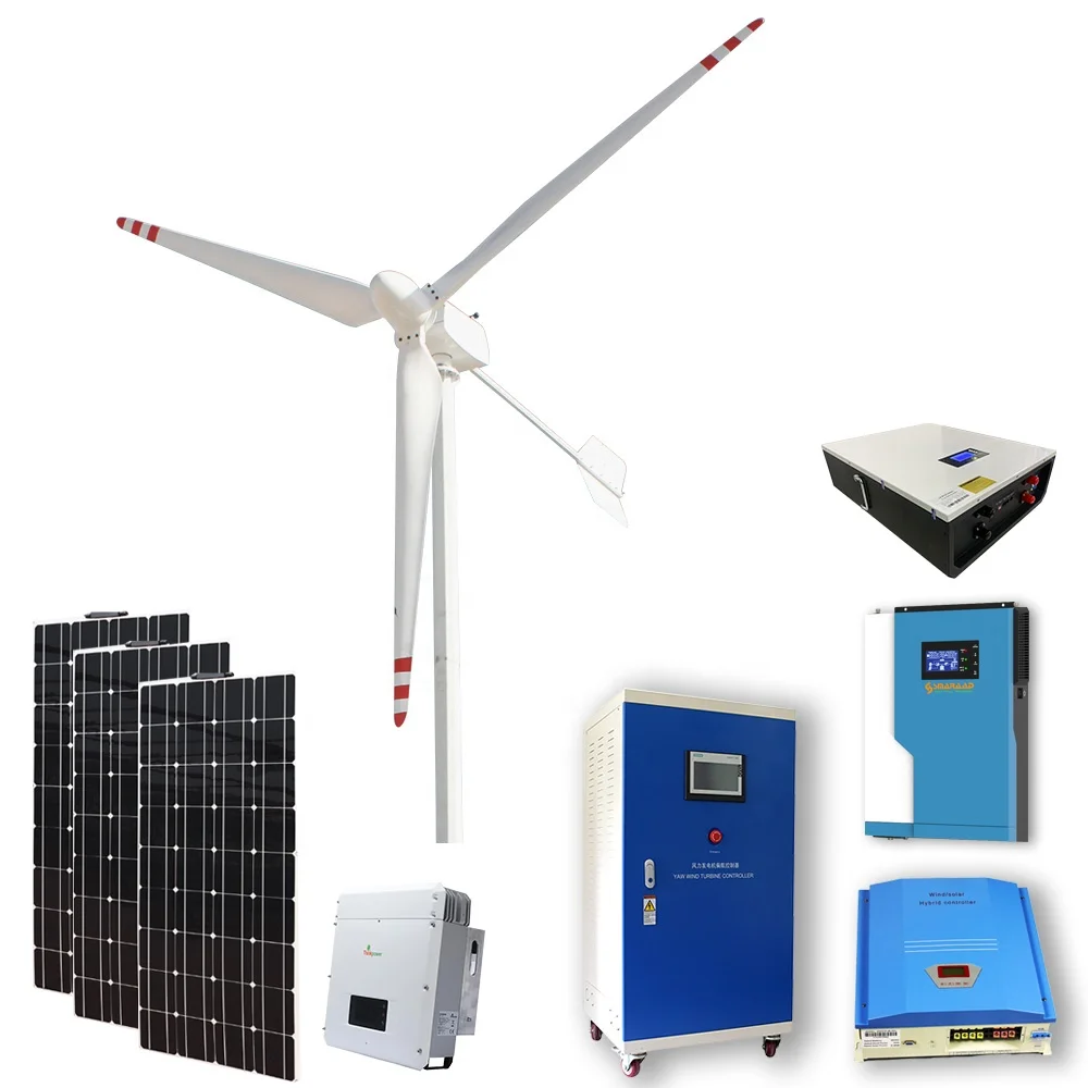 Imagem -02 - Ventilador Horizontal de Alta Potência 10kw 48v 96v 120v Off Grid 220v 380v Conexão de Grade Livre 30kwh de Eletricidade por Dia para Fazenda
