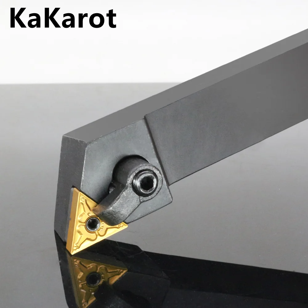 KaKarot  External Turning Tool MTJNR2020 MTJNR1616 MTJNR2525 MTJNR3232 Tool Holder TNMG Carbide Insert Lathe Cutting Tools 1Set