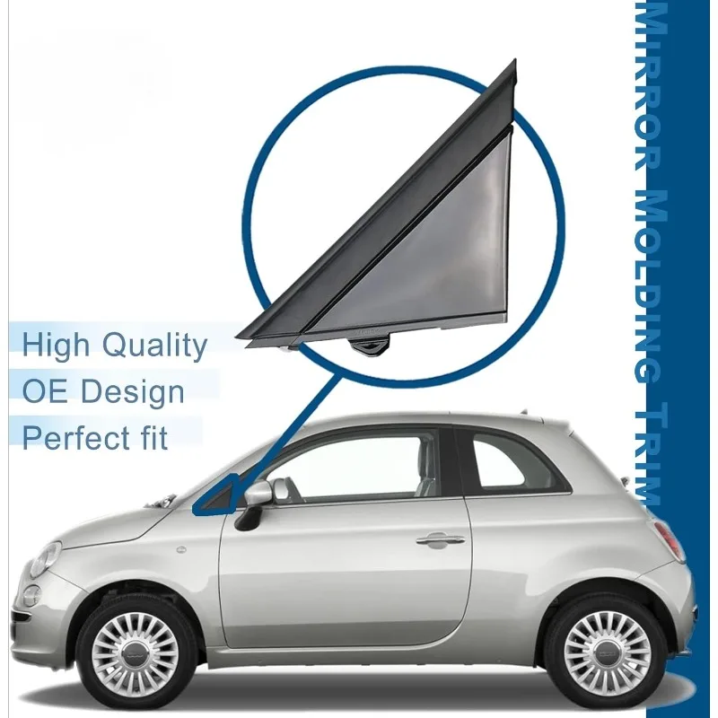 

Совместимость 2012-2019 для Fiat 500, дверное зеркало, флаг, молдинг, левая сторона водителя, правая пассажирская сторона, заменяет чехол, автомобильные аксессуары