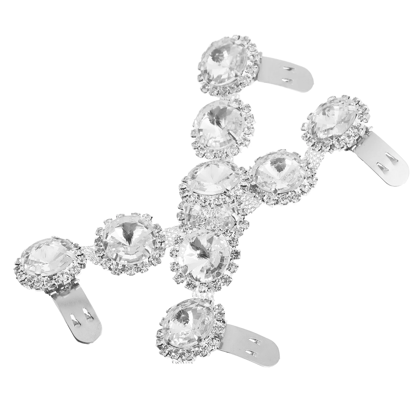 

Crystal Decorative Buckle Bling Shoe Clips Dazzling Charms Glass Elegant Buckles