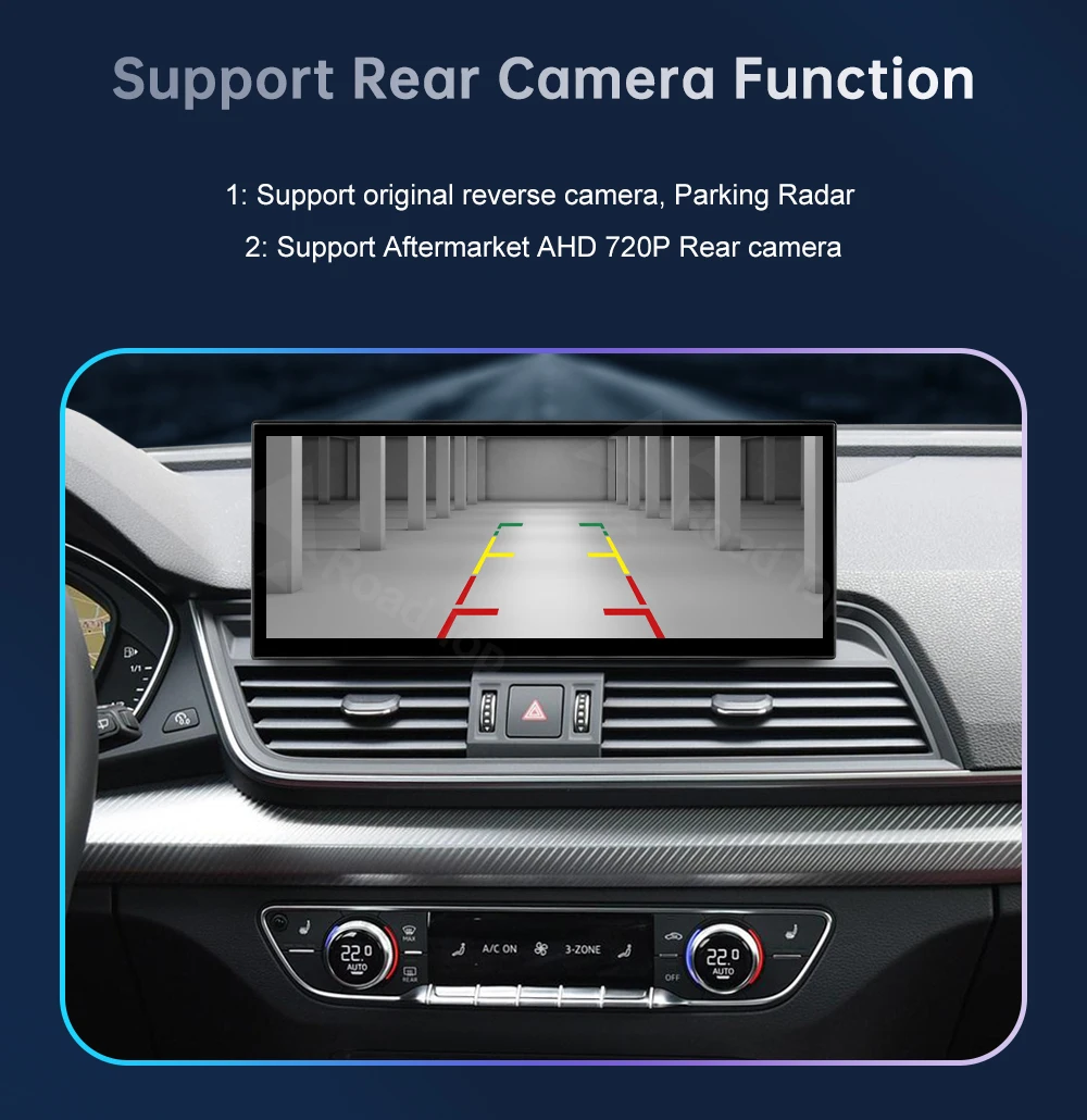 12,3 Zoll Multimedia-Display-Touchscreen für Audi Q5 MIB 2018-2019 Airplay Miracast Funktion Wireless Carplay Android Auto – Detail 14