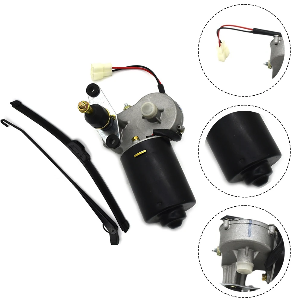 Wiper Blades Electric Windshield Wiper Motor 12V Windscreen Wiper For Fishing-Boat Caravan Electric-Bike Tricycle Wiper