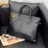 New Fashion Handbag Men Business Briefcase Wiith Shoulder Strap Computer Bag Men's Crossbody Bag PU Leather Shoulder Bag Bolsas