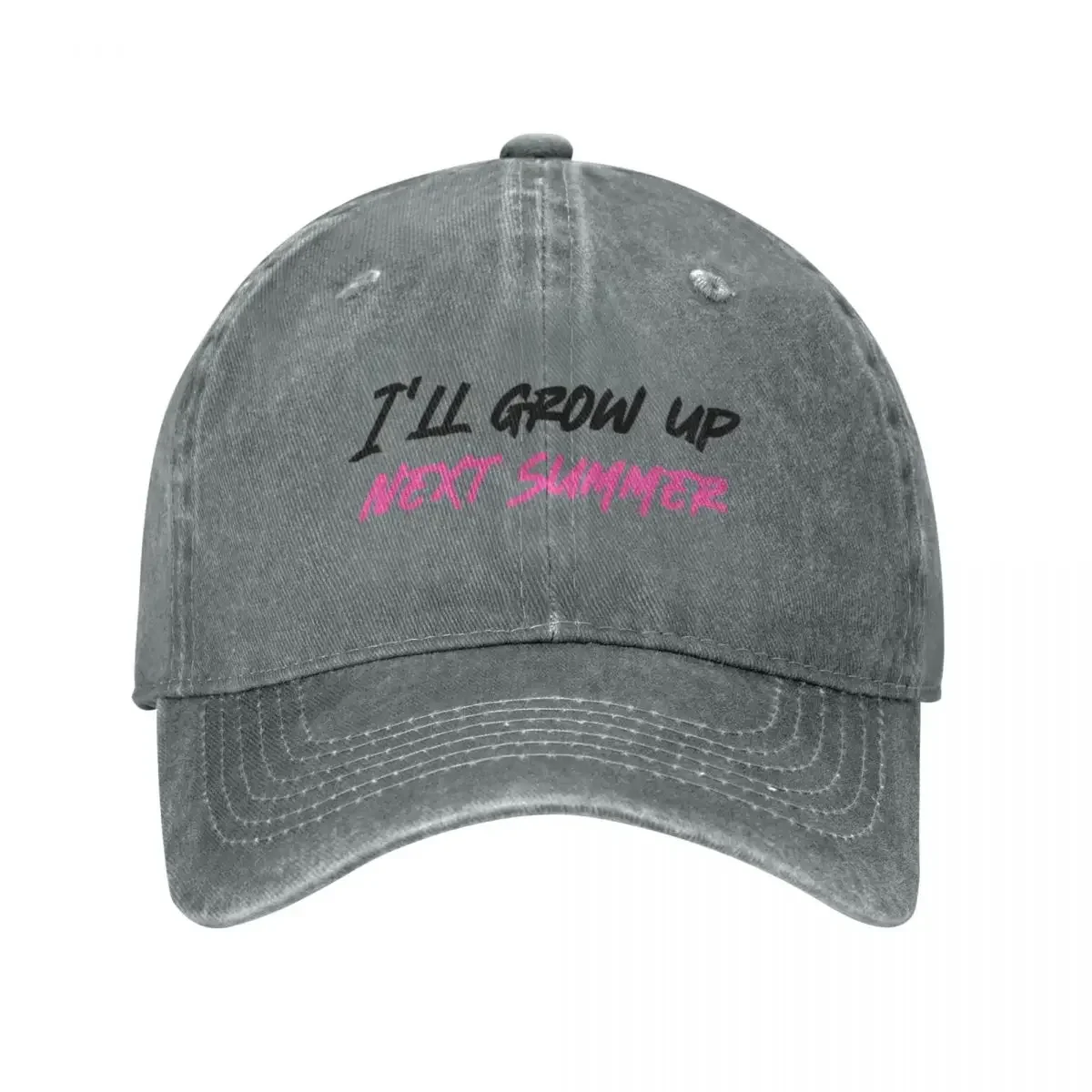 I&# 27;ll Grow Up Ne T letnie czapki baseballowe Snapback czapki dżinsowe Outdoor regulowana Casquette Streetwear Baseball kowbojski kapelusz