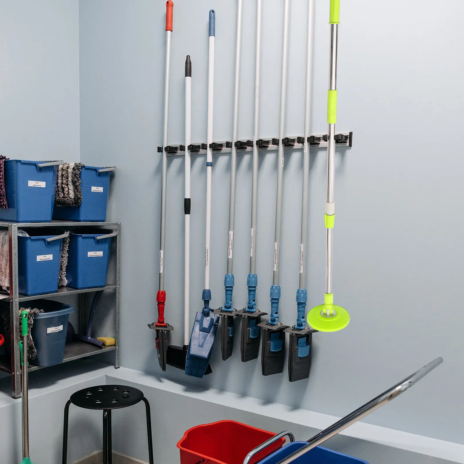 

Сменная вращающаяся ручка-штанга для швабры, для коммерческого использования, сверхмощная, для уборки полов