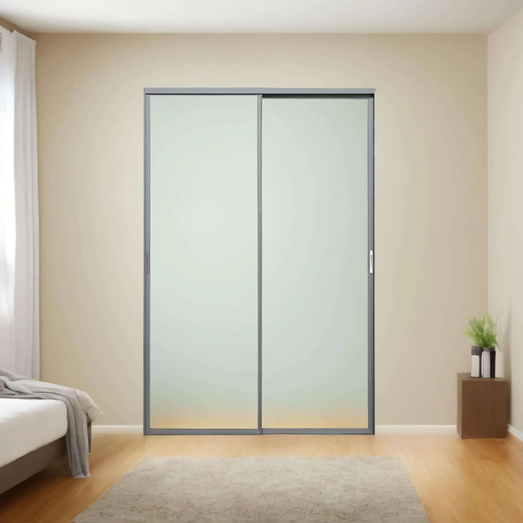 Household Lockable Aluminum Glass Door All Weather Multi Panel Glass Sliding Doors Commercial Grade Heavy Duty Sliding Doors