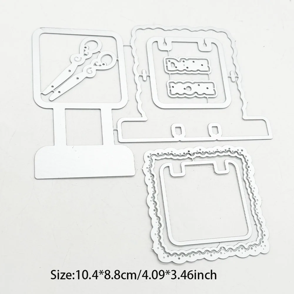 KSCRAFT Flip Through Calendar Memorydex Cutting Dies Stencils for DIY Scrapbooking Decorative Embossing DIY Paper Cards