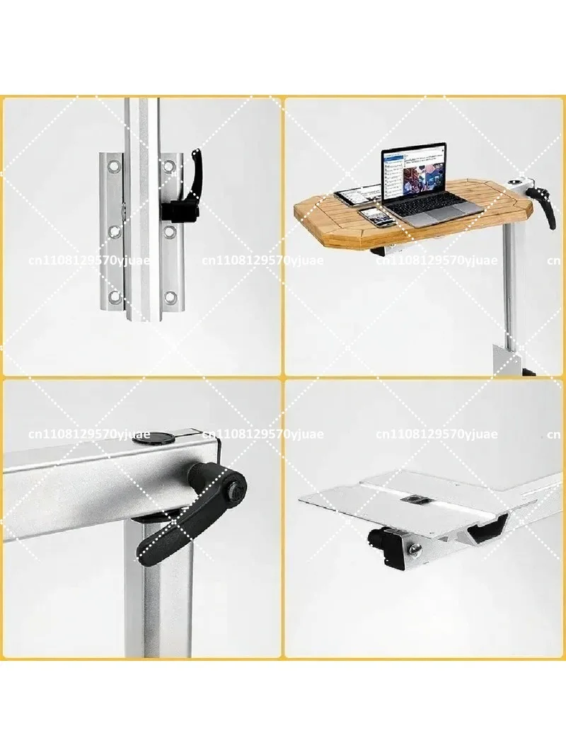 Aluminum Alloy Table Leg Adjustable Swivel Folding Furniture Legs with Screws for Caravan Camper Accessories