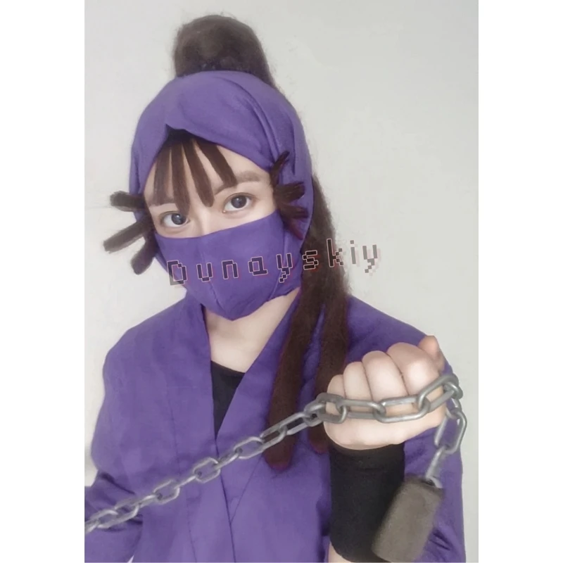 

Nintamade Anime Rantarouou 4th Grade Ninja Senior Multi Colored Clothing Japanese Kimono Top Pants Halloween Christmas Cosplay