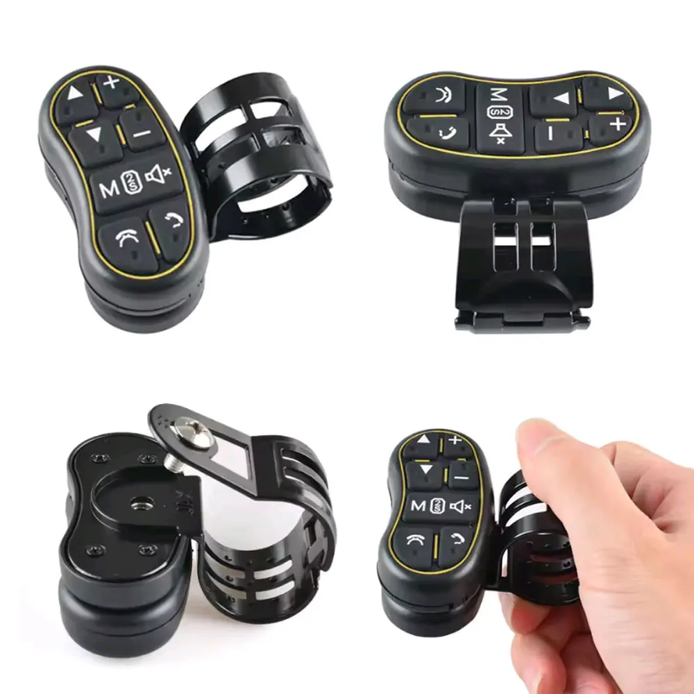 1 قطعة عجلة توجيه سيارة متعددة الوسائط زر التحكم 8 مفاتيح الصوت MP3 مشغل ديفيدي التحكم عن بعد التبديل اللاسلكي اكسسوارات السيارات