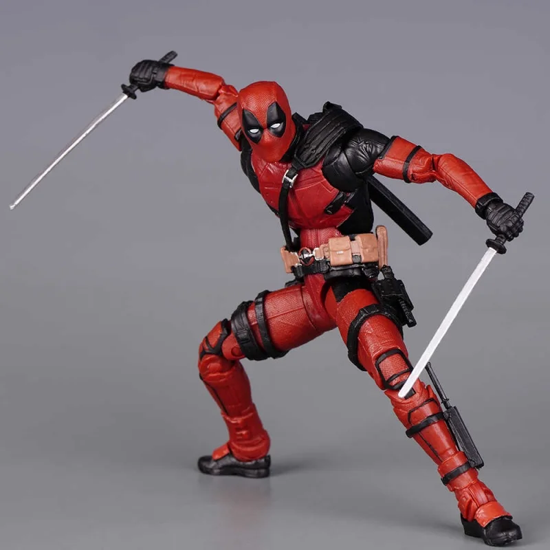 Marvel Legends Deadpool 6-calowy model akcji Zabawka Kolekcja na biurko Dekoracja 1/12 Deadpool Model Figurka Lalka Prezent dla chłopca