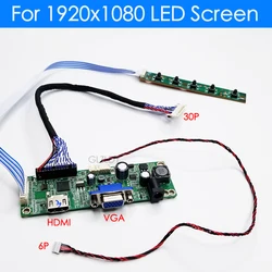 RT2281 Universal For 17-24 inch LED screen Monitor Display Driver Board Kit HDMI+VGA DIY laptop Controller board 1920x1080 30P