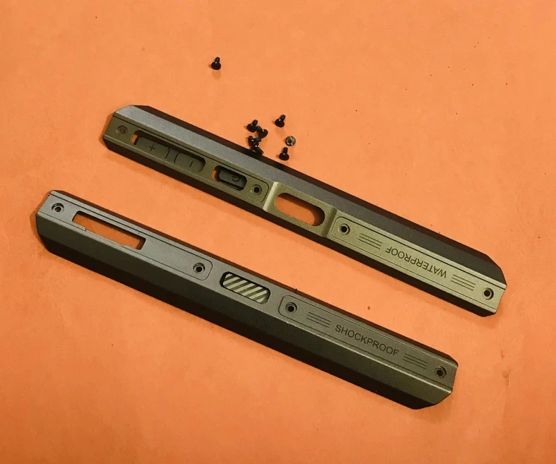 Front frame trimming+ buttons +screws for DOOGEE S59 Pro Helio P22 Octa Core