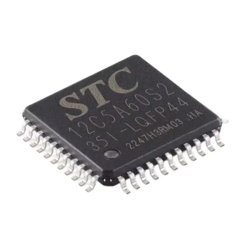 5PCS/LOT STC12C5A60S2-35I-LQFP44 microcontroller chip