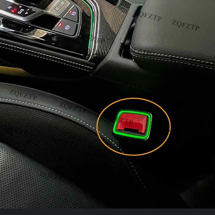 Multi-color Seat Belt Buckle Atmosphere Lamp Interior Environment Lamp For Audi 2020-25 A4L A5 2019-26 A6L A7L Q7 Q8