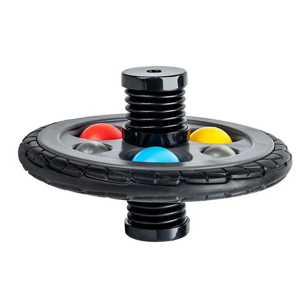 

Plastic Small Tire Shape Gyro Bouncing Rotating Plaything for Kids Hand Eye Coordination Stress Relief Educational