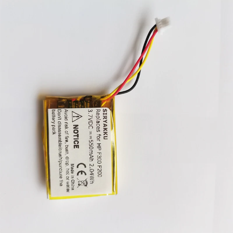 602535 582535 SP5 550mAh bateria lipo do tachografu MIO papago HP F300 F200 F210 QStar A5 DVR parkcity 710