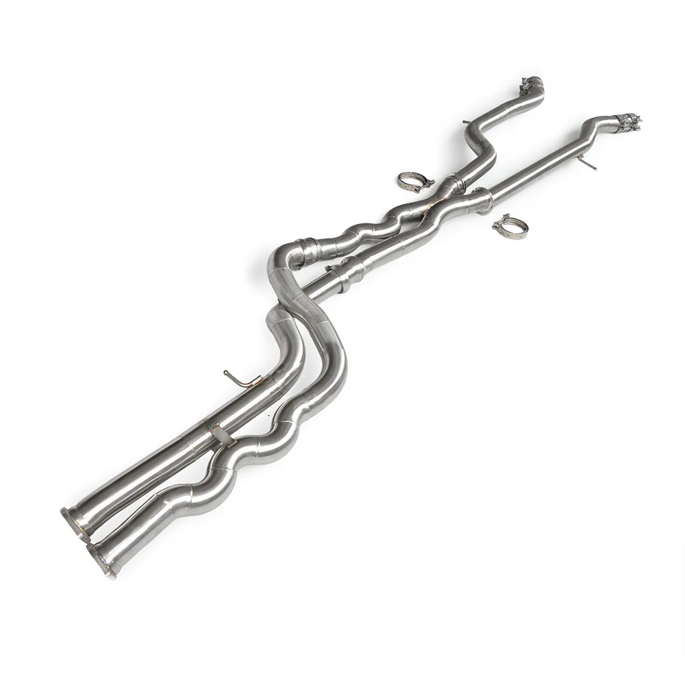 

Suitable for BMW M3M4F80F82F83S55 3.0T2014-2019 Stainless steel equal length medium tube with resonator