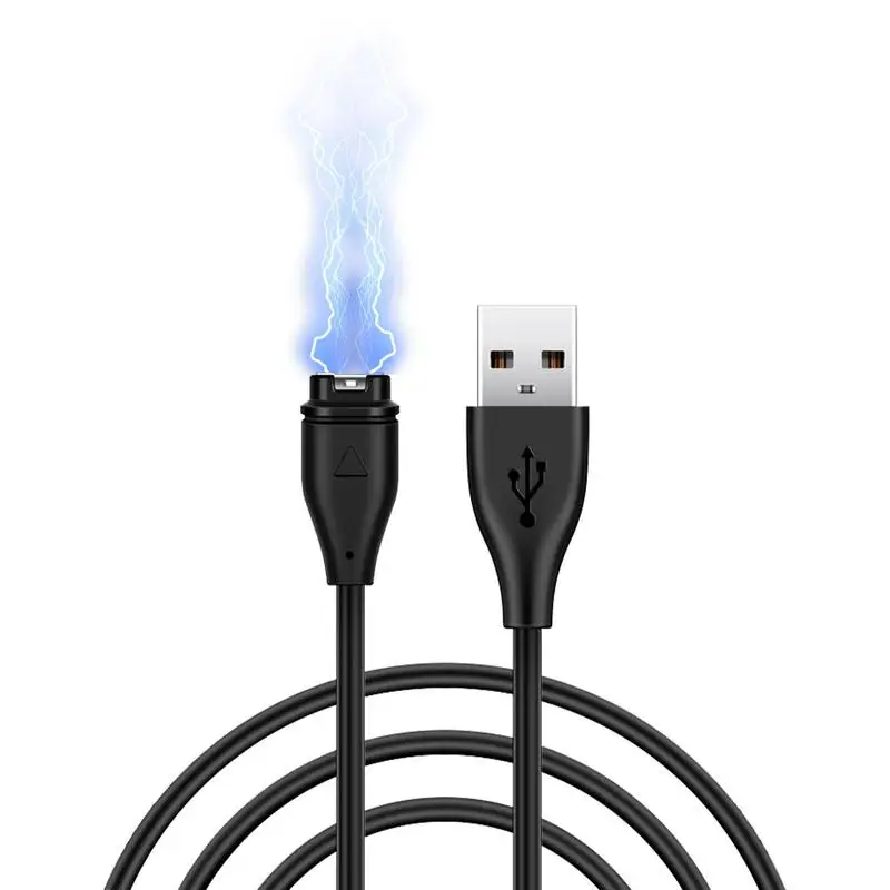 Fast Charging Cable USB Data Charger Adapter Cable Power Cord For Garmin Fenix 5 6 7 Watch Lightweight Smart Watch Accessories