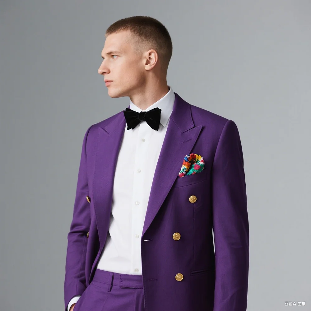 

Элегантные однотонные мужские костюмы из двух предметов, модные мужские деловые деловые свадебные смокинги для жениха, двубортный пиджак с лацканами и брюками