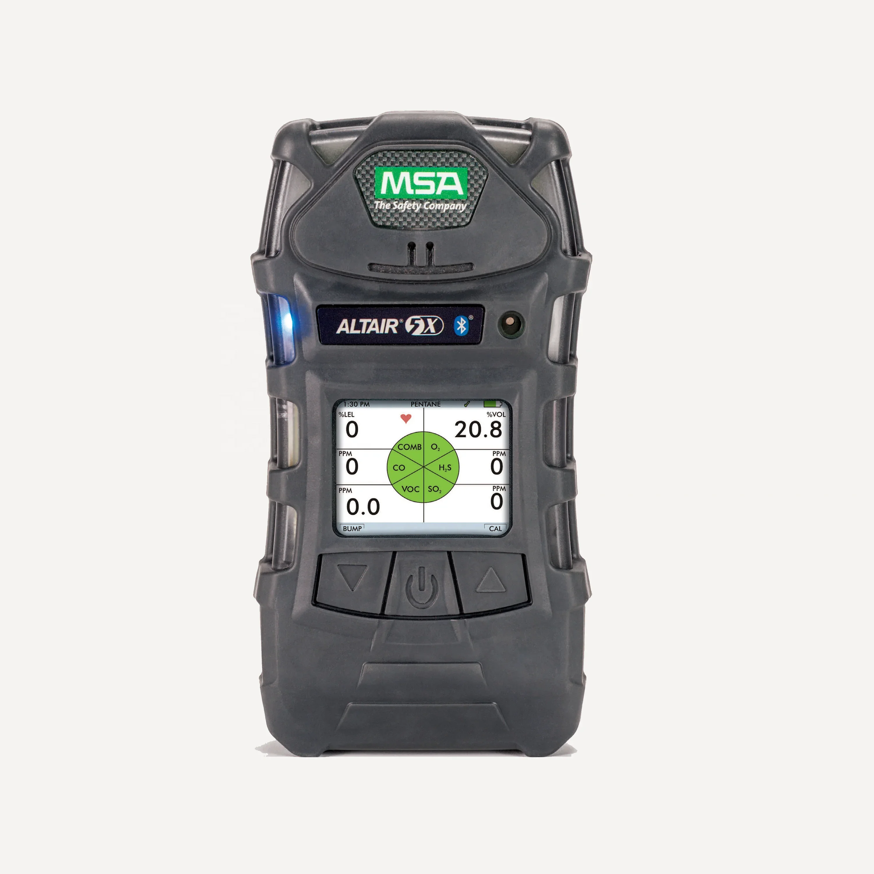 Reliable pumping color multi gas detector MSA ALTAIR 2X 4X 4XR 5X for Ex H2S CO O2 VOC NH3 detecting toxi  leak