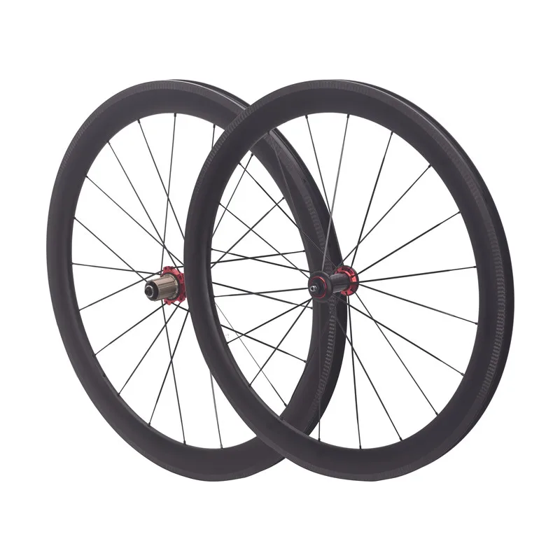 Carbon Wheels V brake Disc Brake 700c Road Bike Wheelset  Quality Carbon Rim Center Lock Or 6-blot  clincher/ tubeless