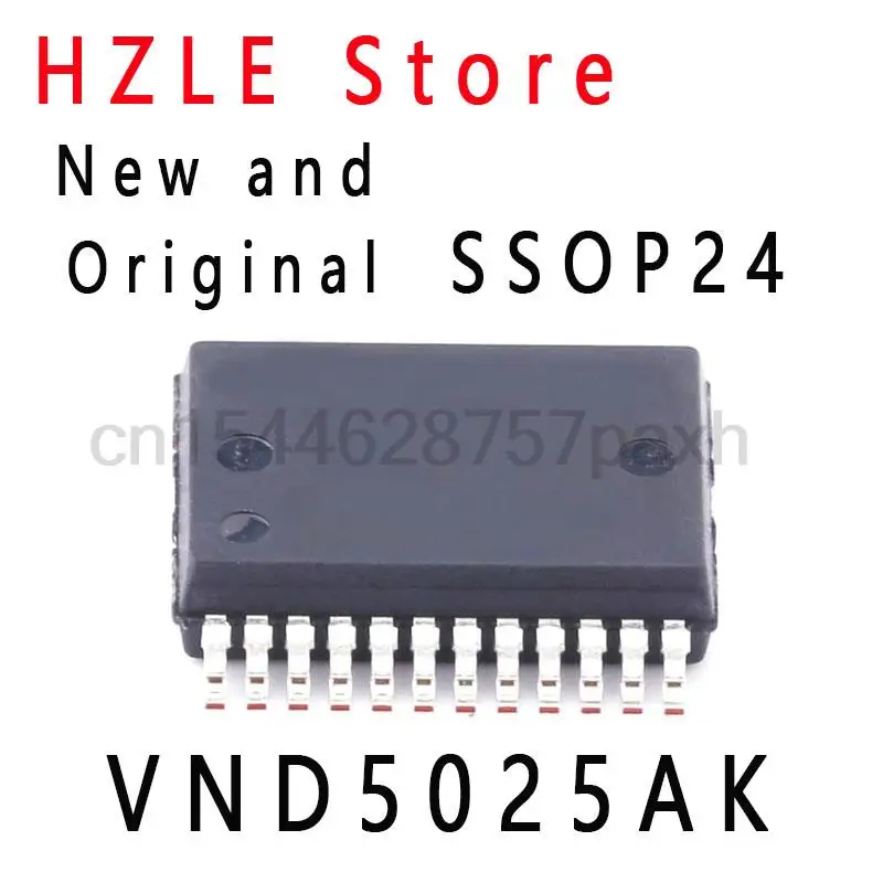 5PCS New and Original  VND5025 SSOP24 RONNY IC  VND5025AK