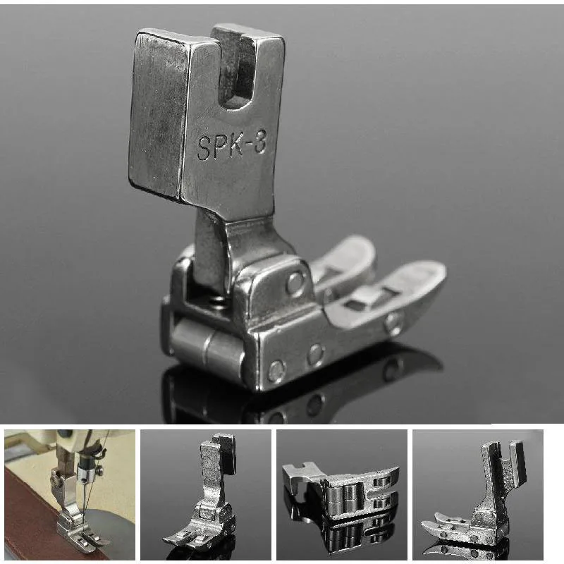 Sewing Accessories SPK-3 Roller Presser Foot Snap-On High Shank Leather For Singer Juki Industrial Sewing Machine Leather Tool