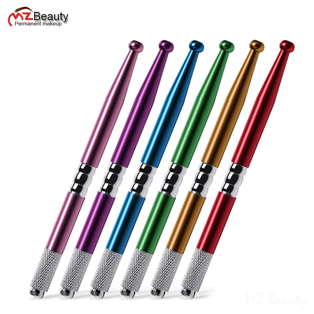 Microblading Stift Tebori 3D Tattoo Stift Augenbrauen Eyeliner Manuelle Werkzeuge Nadeln Permanent Make-Up Tatuar Liefert Professionelle Klinge