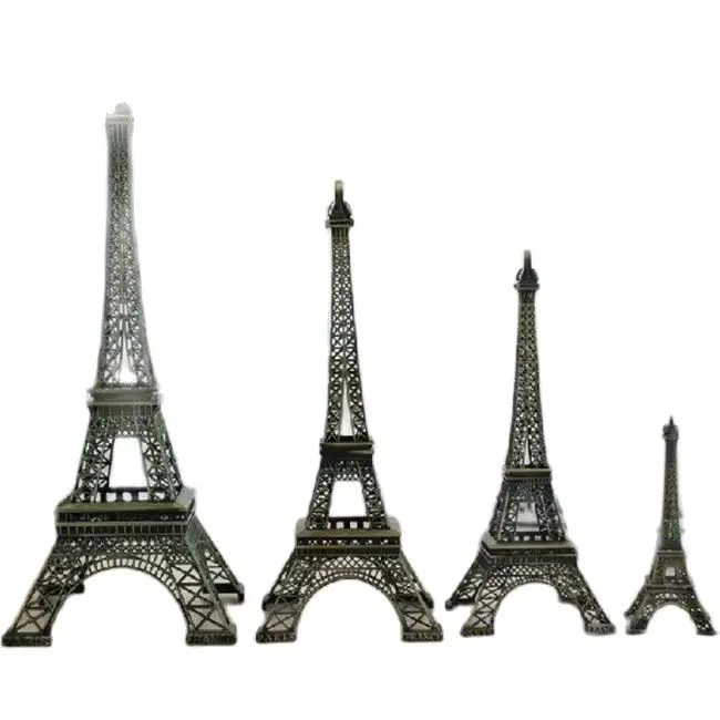 1pcs Miniature Eiffel Tower Paris Tower Home Furnishing Decorative Gift Model Of Metal Ornaments Home Decoration Accessories