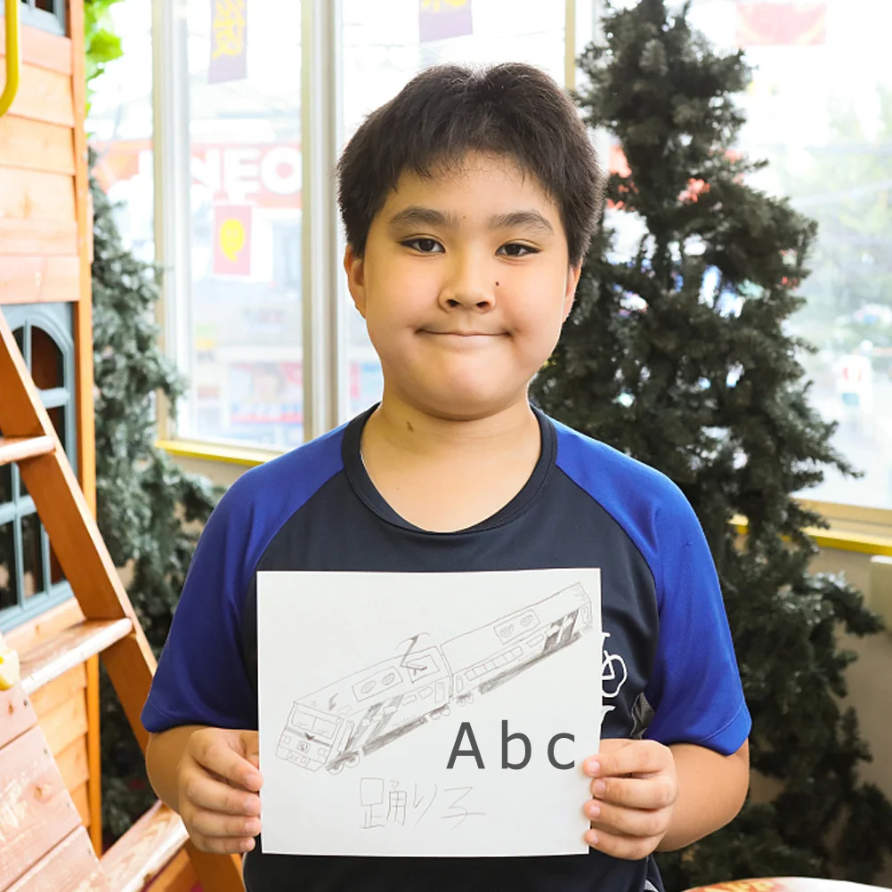 

12 Sheets Alphabet Number Stencils Hollow DIY Templates Kids Drawing Stencils Early Education Learning Tools for Crafts