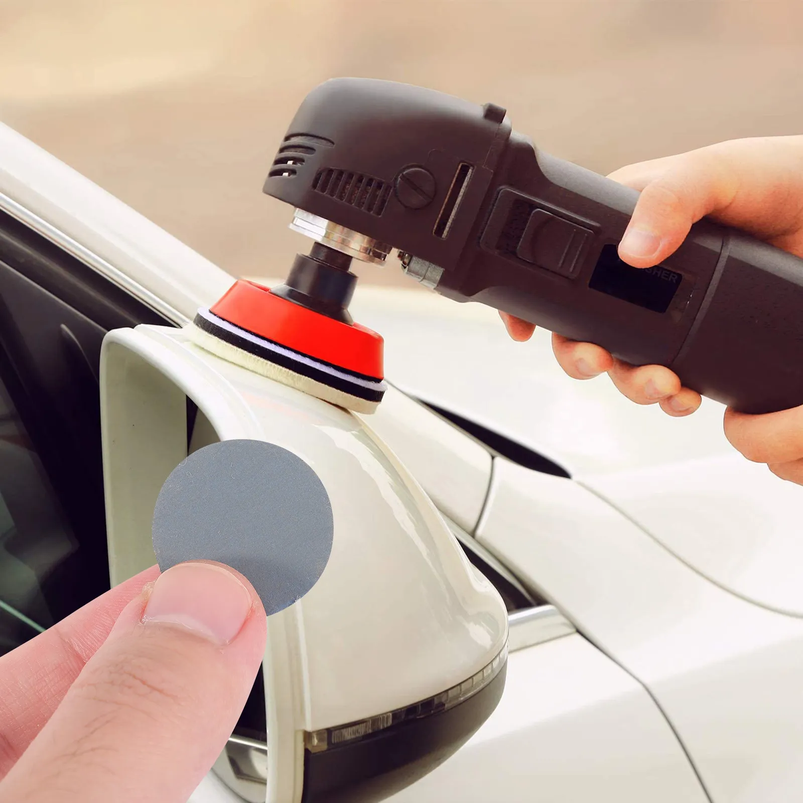 

Шлифовальные круги 25 мм на липучке, мелкозернистые, 60-5000 грит, набор для автошлифовки, для пневматической угловой шлифмашины