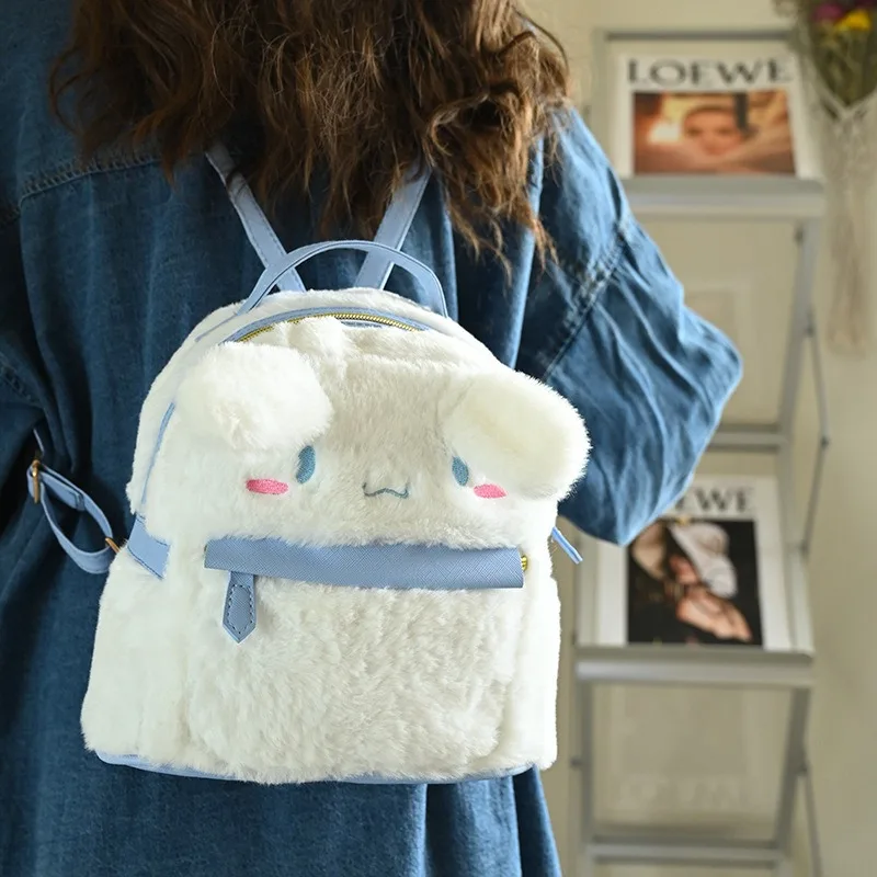 サンリオ漫画クロミぬいぐるみバックパックかわいいハローキティシナモロールメロディープリンファッションバックパック子供の祭りのギフト