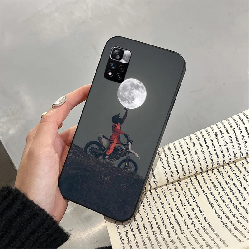 Phone Case For Xiaomi Redmi note 13 12 Pro 11S 11 10 Pro 10S 12S Redmi 10 13C 9C Moto Cross Motorcycle Sports Case
