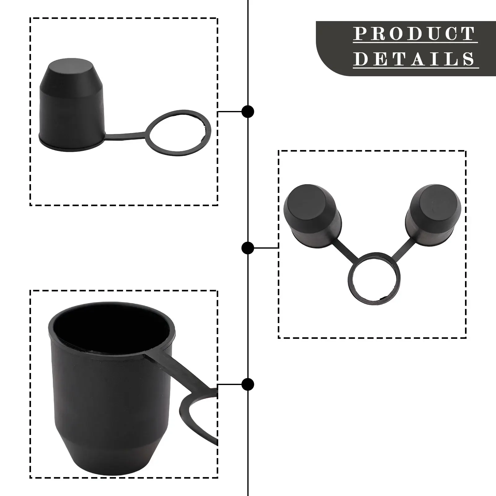 Hitch Ball Cover Protection Cap Reliable Remove Optimal Protection Rust Proof Plastic Trailer Hitch Ball Cover