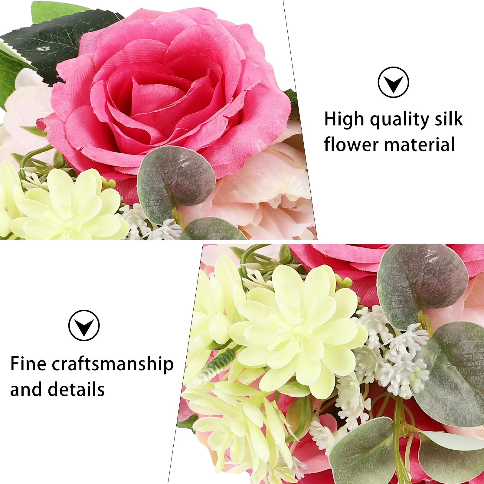 

Bouquet of Hydrangeas Artificial Fake Flower Household Wedding Decoration Flowers for Silk Bridal Bouquets