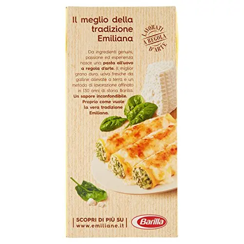 Fotografia 4: Barilla - Emiliane, Cannelloni all'Uovo Pacote de 6